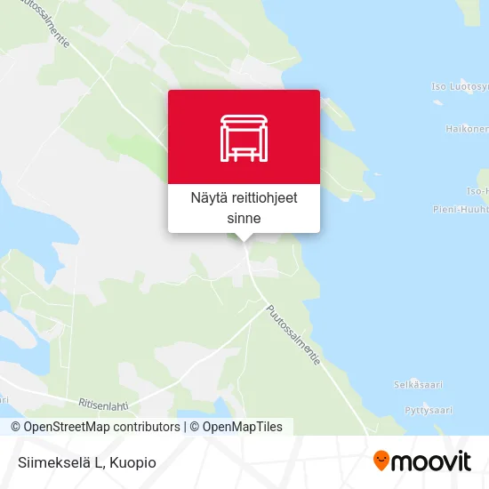 Siimekselä L kartta