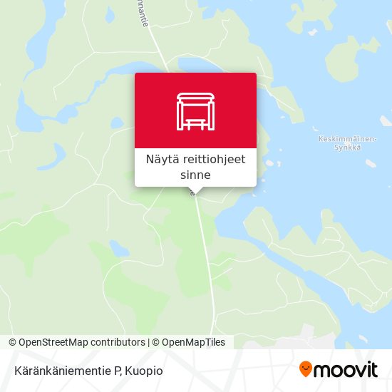 Käränkäniementie P kartta
