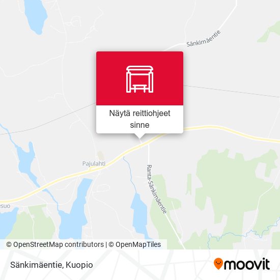 Sänkimäentie kartta