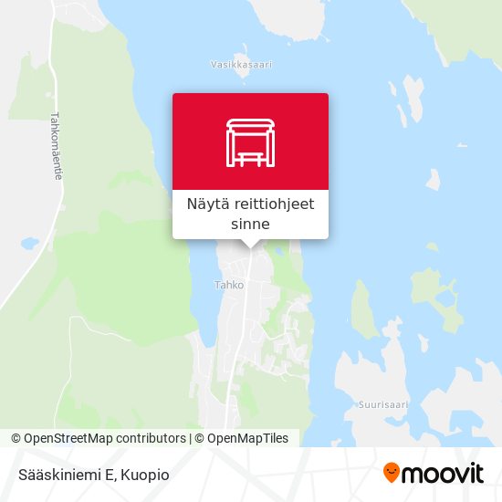 Sääskiniemi E kartta