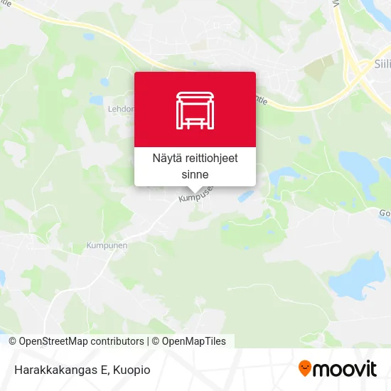 Harakkakangas E kartta