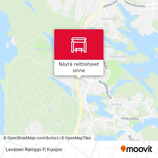 Leväsen Ramppi P kartta