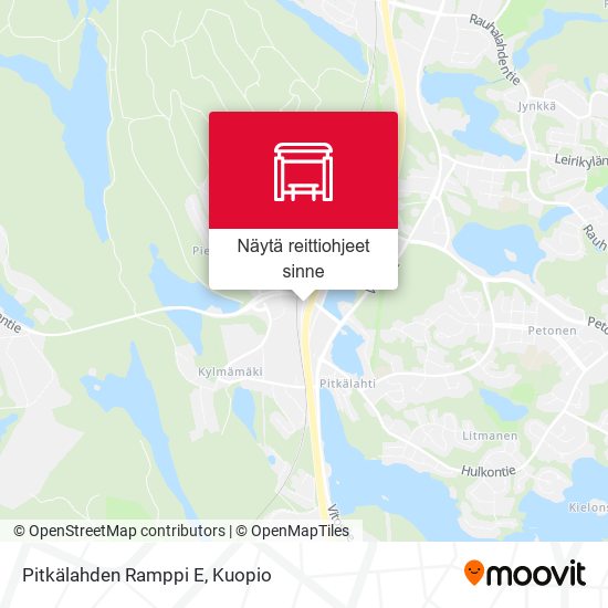 Pitkälahden Ramppi E kartta