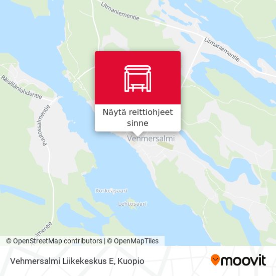 Vehmersalmi Liikekeskus E kartta