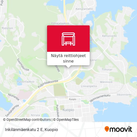 Inkilänmäenkatu 2 E kartta