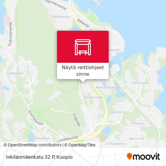 Inkilänmäenkatu 32 P kartta