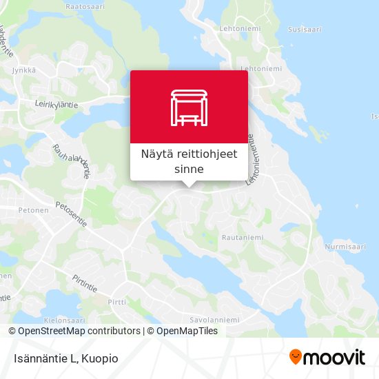 Isännäntie L kartta
