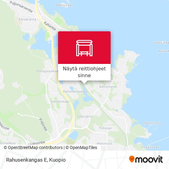 Kuinka päästä kohteeseen Rahusenkangas E paikassa Kuopio kulkuvälineellä  Bussi?