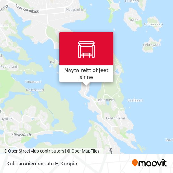 Kukkaroniemenkatu E kartta