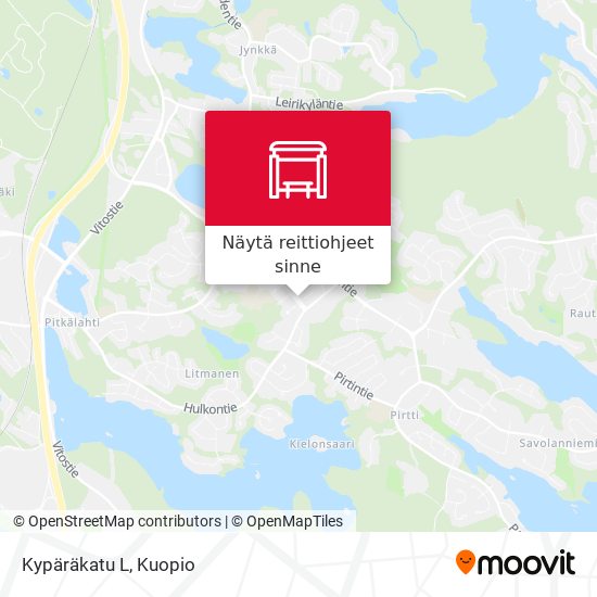 Kypäräkatu L kartta