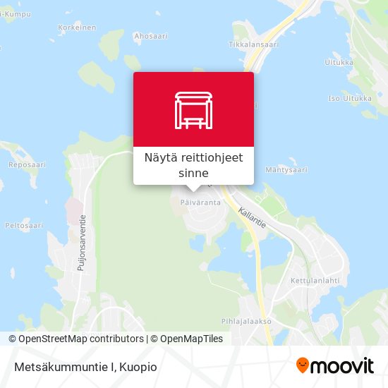 Metsäkummuntie I kartta