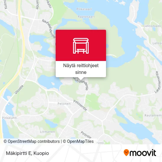 Mäkipirtti E kartta