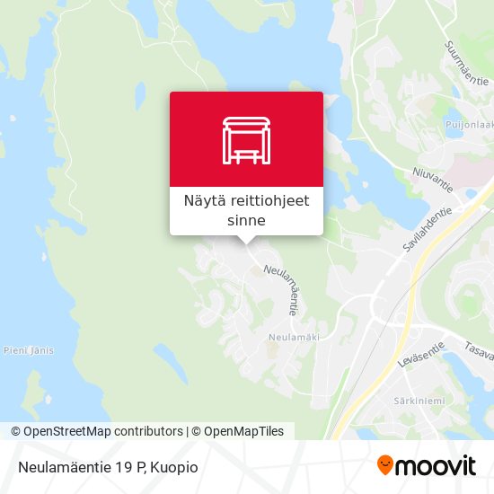 Neulamäentie 19 P kartta