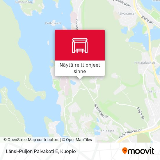 Länsi-Puijon Päiväkoti E kartta