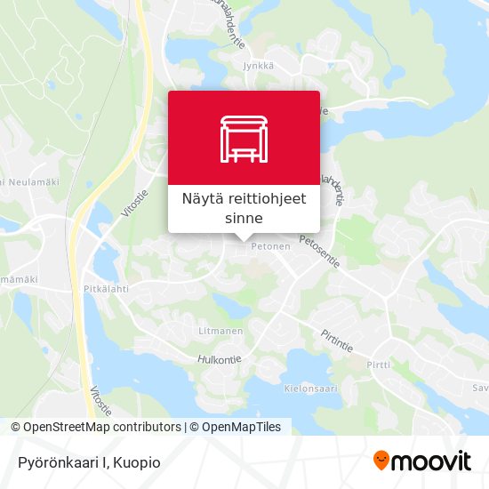 Pyörönkaari I kartta