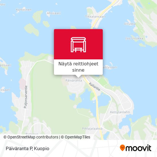 Päiväranta P kartta