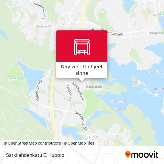 Särkilahdenkatu E kartta