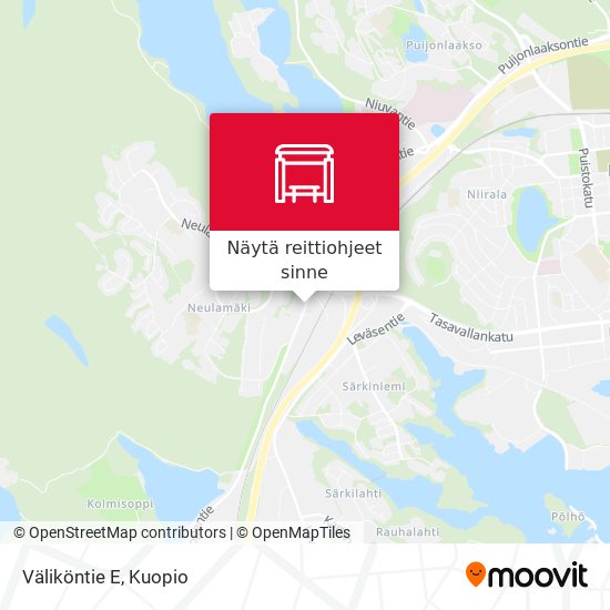 Väliköntie E kartta