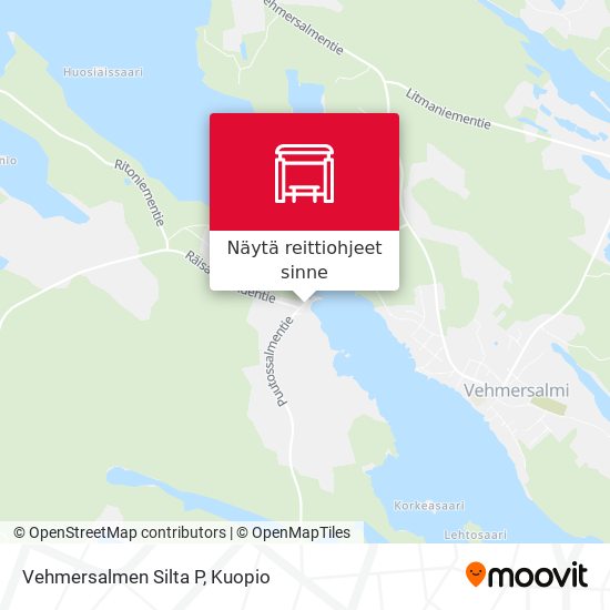 Vehmersalmen Silta P kartta