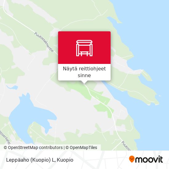 Leppäaho (Kuopio) L kartta