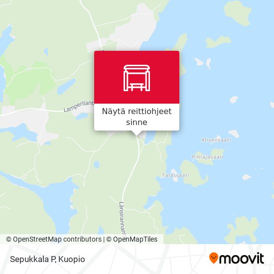 Sepukkala P kartta