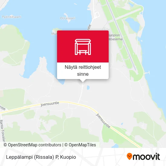 Leppälampi (Rissala) P kartta