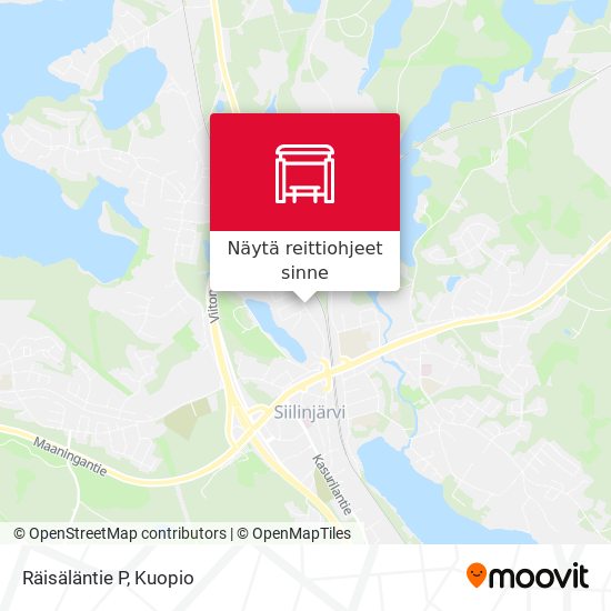 Räisäläntie P kartta