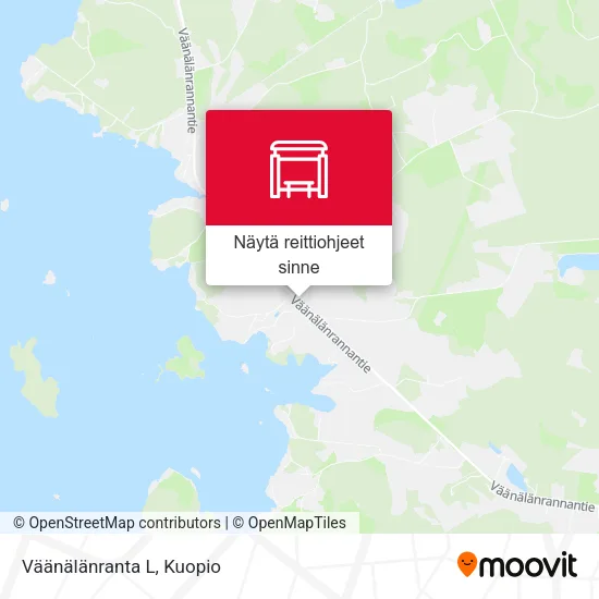 Väänälänranta L kartta
