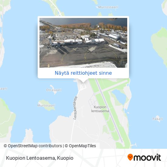Kuinka päästä kohteeseen Kuopion Lentoasema paikassa Siilinjärvi  kulkuvälineellä Bussi?