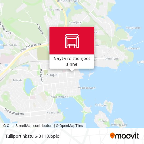 Tulliportinkatu 6-8 I kartta