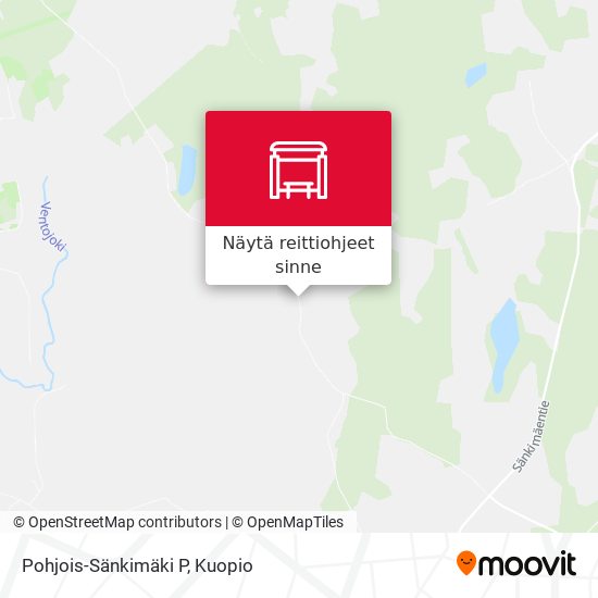 Pohjois-Sänkimäki P kartta