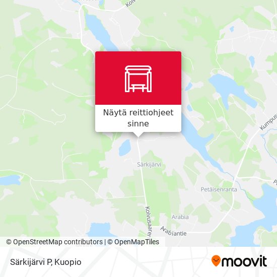 Särkijärvi P kartta