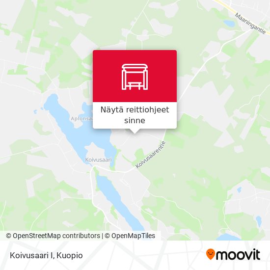 Koivusaari I kartta