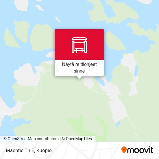 Mäentie Th E kartta