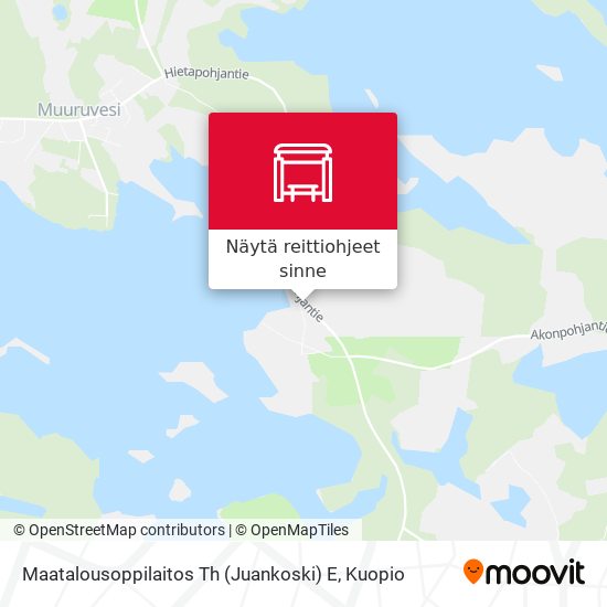 Maatalousoppilaitos Th (Juankoski)  E kartta