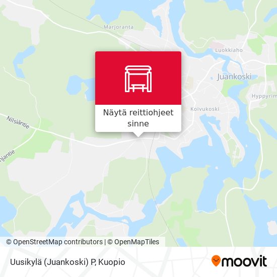 Uusikylä (Juankoski)  P kartta