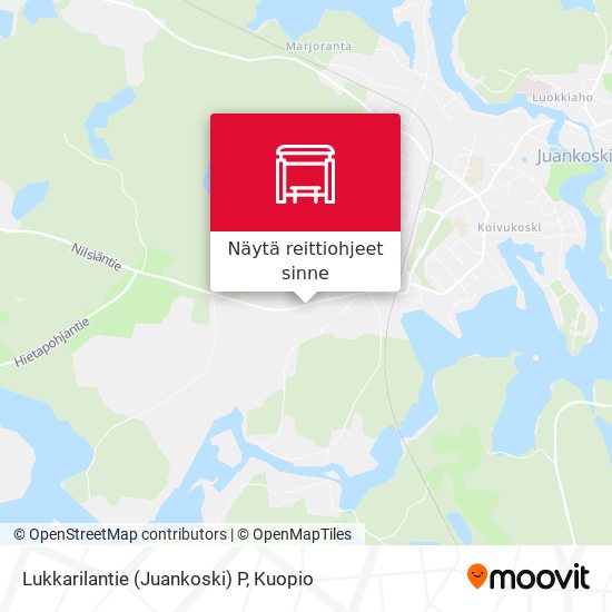 Lukkarilantie (Juankoski)  P kartta