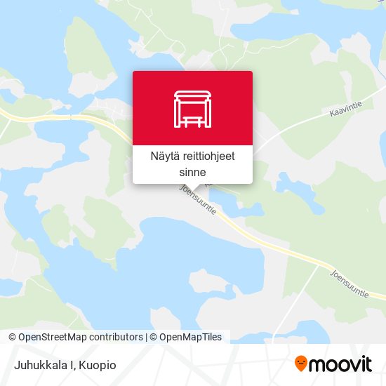 Juhukkala  I kartta