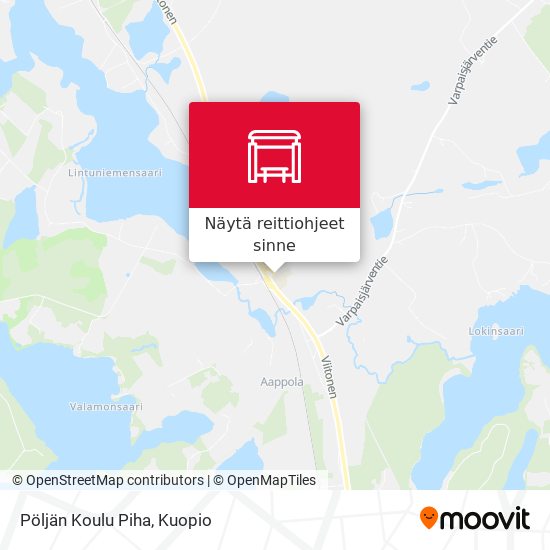Pöljän Koulu Piha kartta