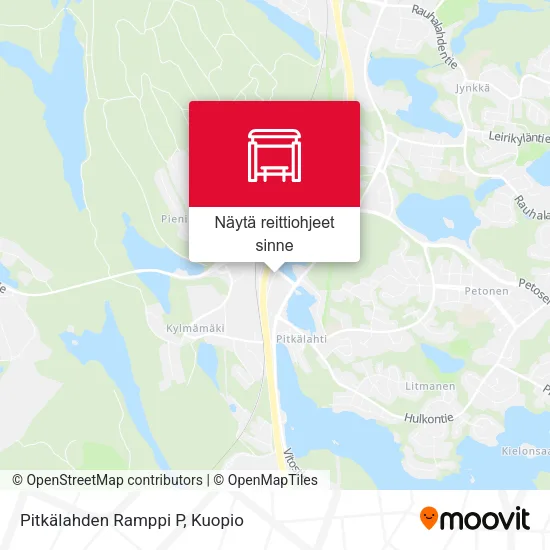 Pitkälahden Ramppi P kartta