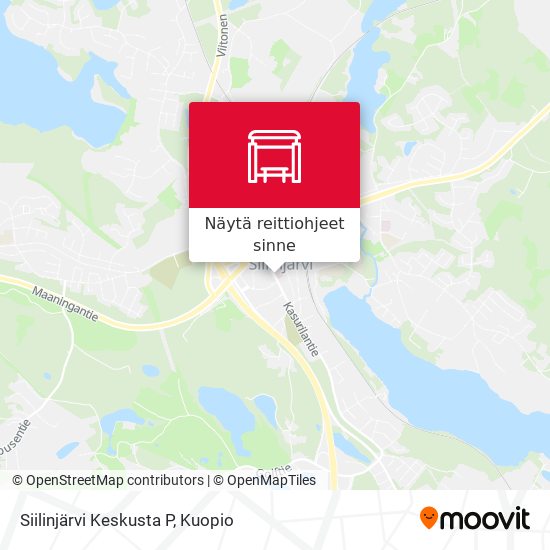 Siilinjärvi Keskusta P kartta