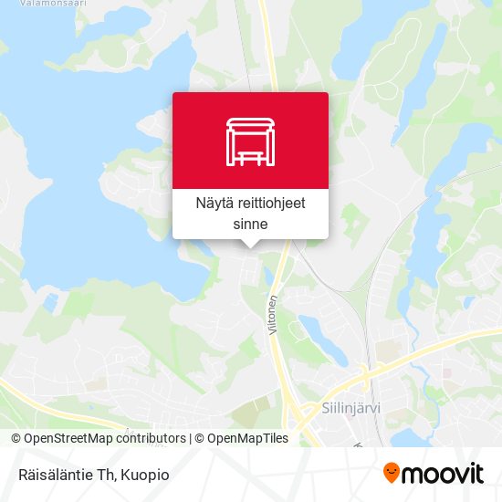 Räisäläntie Th kartta