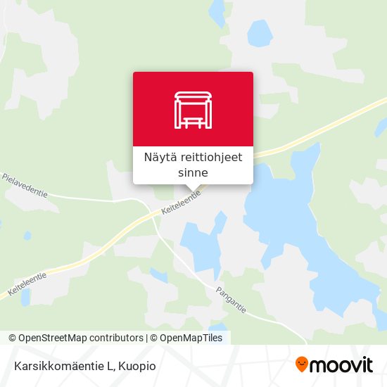 Karsikkomäentie L kartta