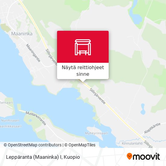 Leppäranta (Maaninka) I kartta