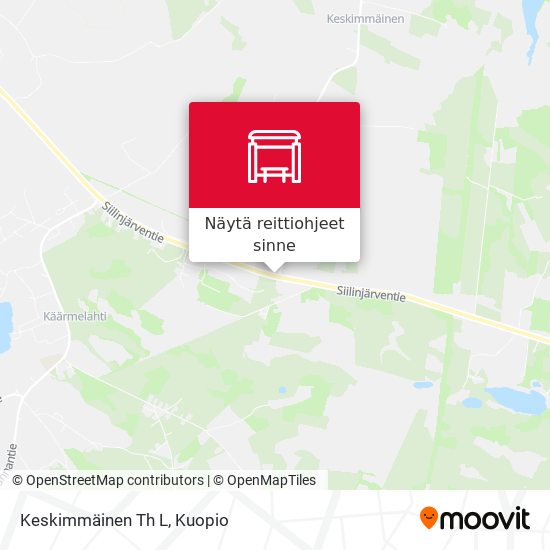 Keskimmäinen Th L kartta