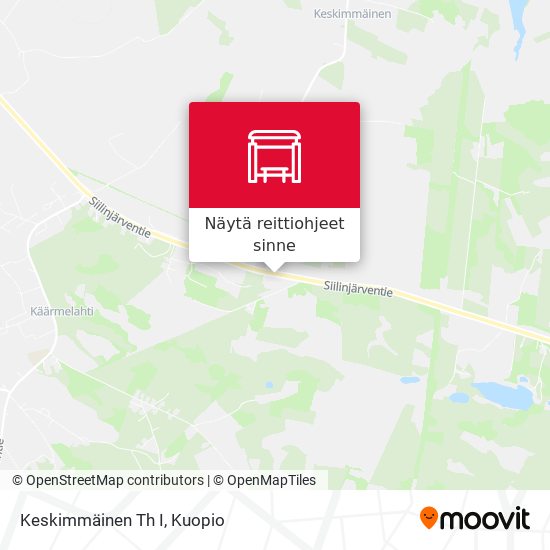 Keskimmäinen Th I kartta