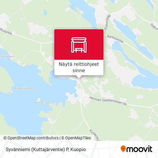 Syvänniemi (Kuttajärventie) P kartta