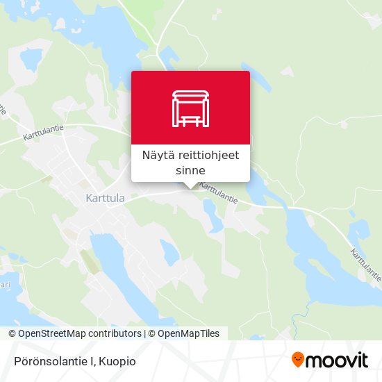 Pörönsolantie I kartta