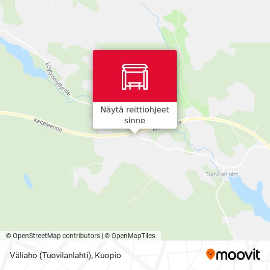 Väliaho (Tuovilanlahti) kartta