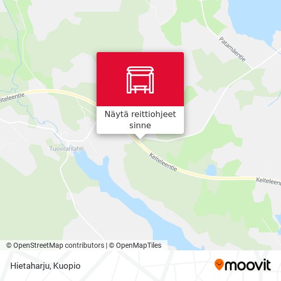 Kuinka päästä kohteeseen Hietaharju paikassa Maaninka kulkuvälineellä Bussi?